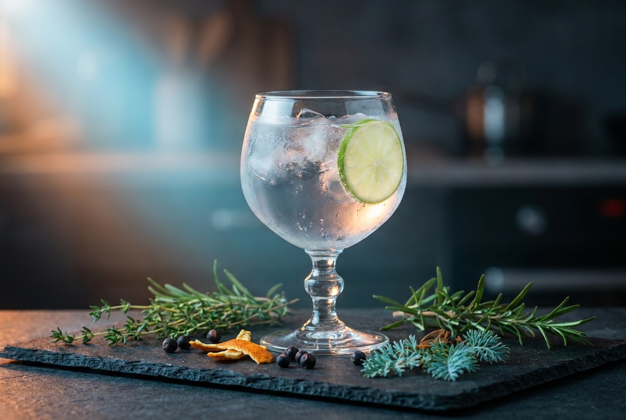 Gin et ses botaniques