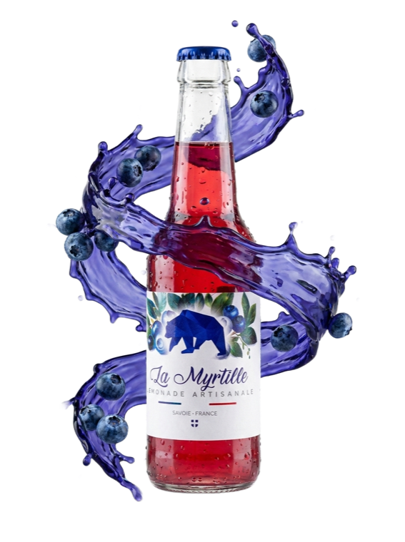 Limonade La Myrtille de la Brasserie Caquot